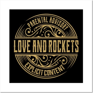 Love and Rockets Vintage Ornament Posters and Art